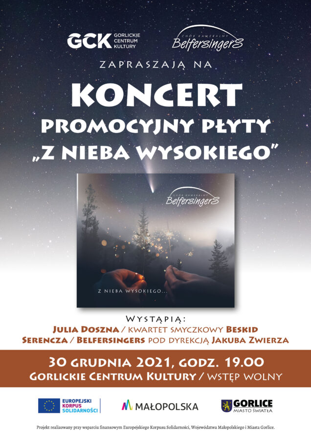 Plakat reklamujący koncert 