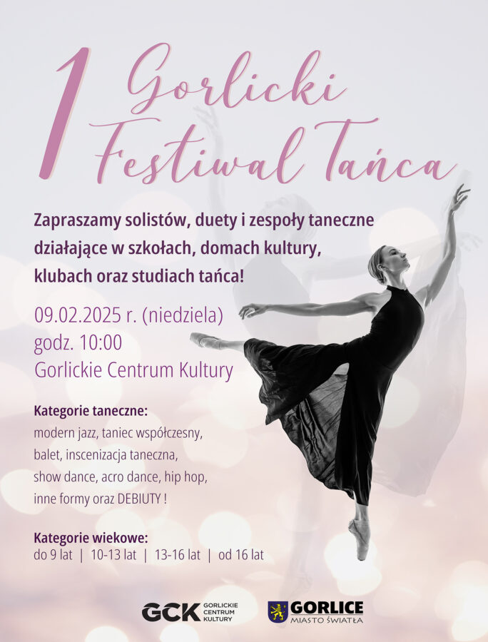 Festiwal tańca plakat